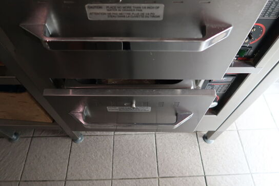 Rustfri stålbord med varmskuffe HATCO Drawer Warmer (varmeskabe medfølger ikke)