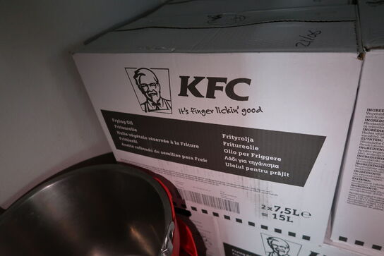 Div. Fritureolie samt mel