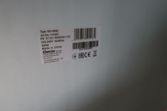 Varmeplade BARTSCHER ND-H900