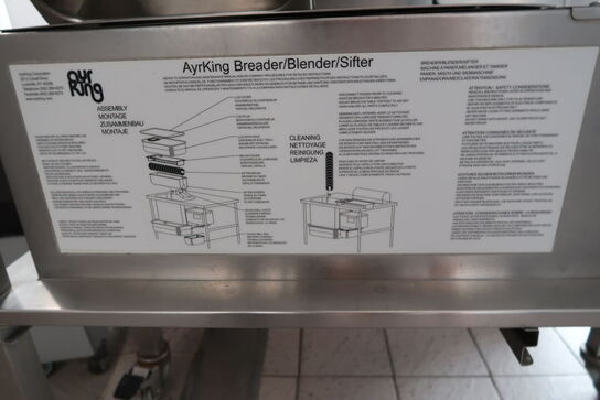 Paneringsstation AYRKING Breader/Blender/Sifter