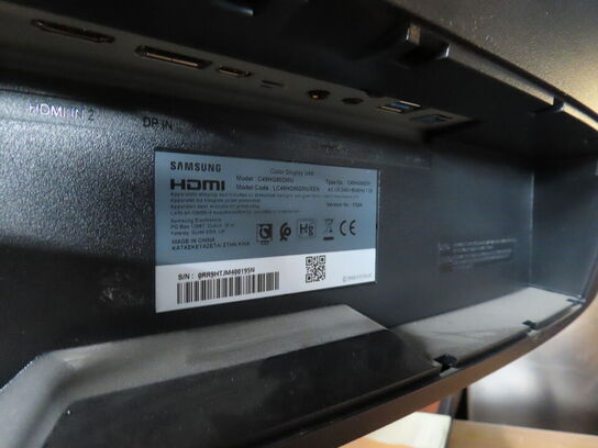 49" wide monitor, SAMSUNG C49HG90DMU