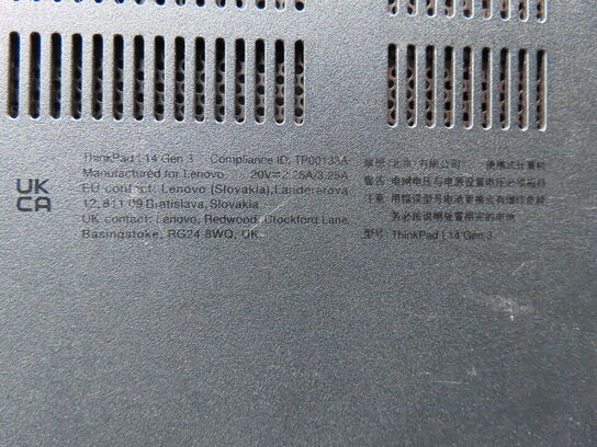 Bærbar PC, LENOVO THINKPAD L14 Gen 3  