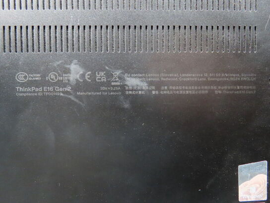 Bærbar PC, LENOVO THINKPAD E16 Gen 2  