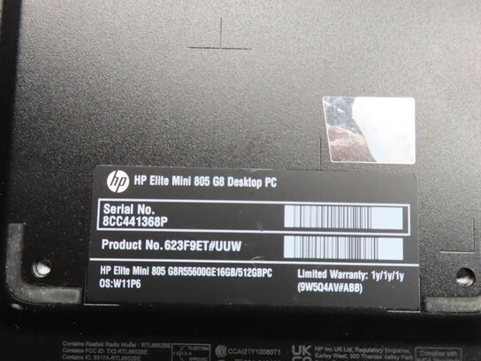 4 stk. mini pc'er HP ELITE