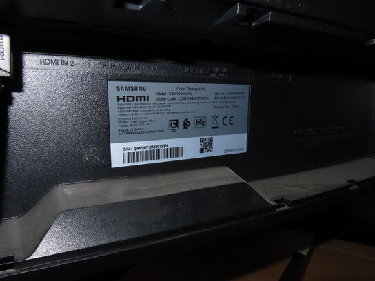 49" wide monitor, SAMSUNG C49HG90DMU