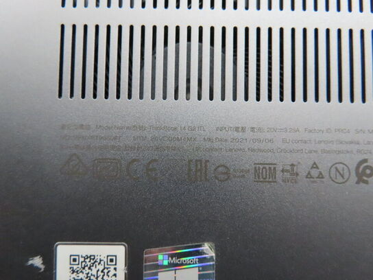 Bærbar PC, LENOVO THINKBOOK 14 G2