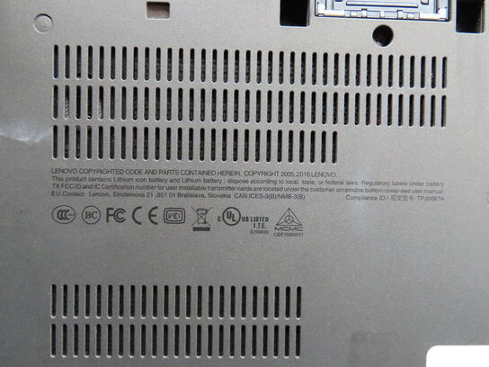 Bærbar PC, LENOVO THINKPAD X270