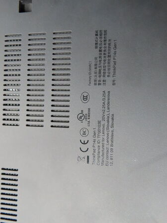 Bærbar PC, LENOVO THINKPAD P14S