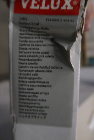 Velux mørklægningsgardin