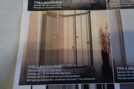 1 stk. bruseafskærmning uden bund. HUA 3
