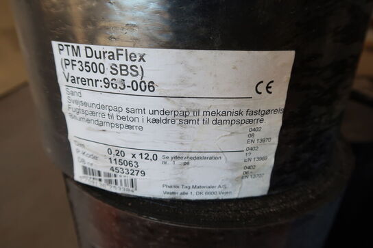 3 ruller tagpap PTM Duraflex PF3500SBS