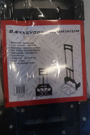 2 stk. foldbar sækkevogne