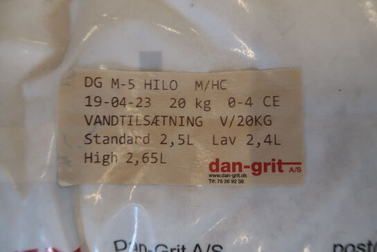 13x20 kg Dan-grit funktionsmørtel DG-M5 Hilo 
