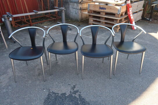 4 stk. konferencestole ILVA