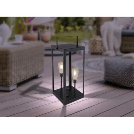 2 stk. globo led solcelle lanterne 45 cm(ubrugt)