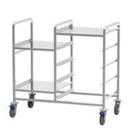 Afrydningsvogn for opvaskekurve 500x500 mm
