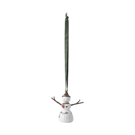 4 stk. KÄHLER Hammershøi Christmas snepige hængende 6,5 cm