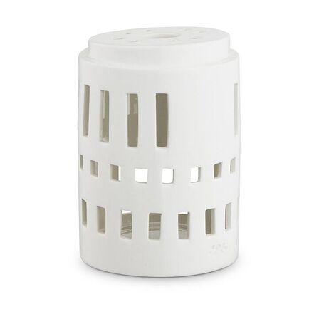 4 stk. Kähler Urbania lyshus tårn hvid 11,5 cm