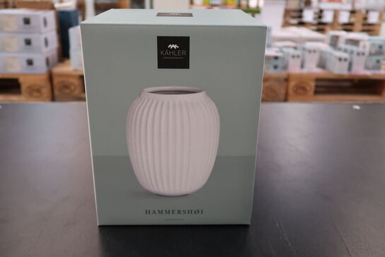 Kähler Hammershøi vase hvid 20 cm