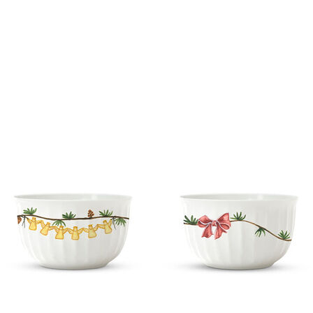 2 pk. KÄHLER Hammershøi Christmas fyrfadsstager 2024 2 stk.