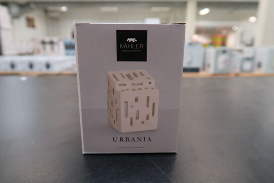 4 stk. Kähler Urbania Functio lyshus hvid