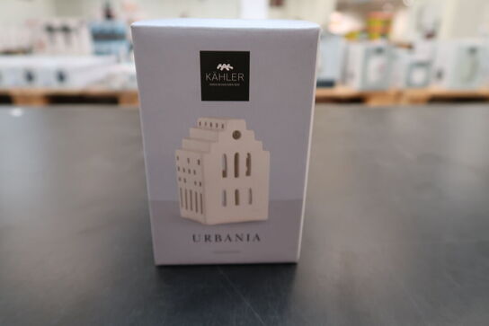 2 stk. Kähler Urbania lyshus langkirke hvid