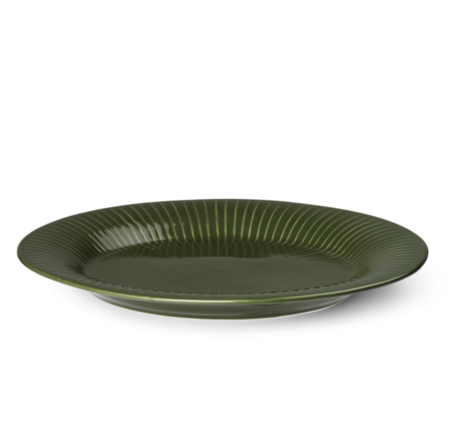 Kähler Hammershøi ovalt fad forest green 28,5 cm
