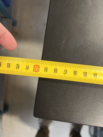 Elhæve/sænkebord LABOFA MUNCH 180x90 cm - på hjul