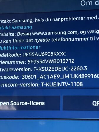 SmartTV 55" 4K SAMSUNG UE55AU6905K