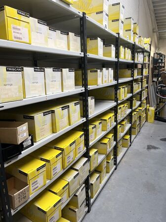 Varelager for 1.447.167,- ekskl. moms i kostpris samt alle lagerreoler