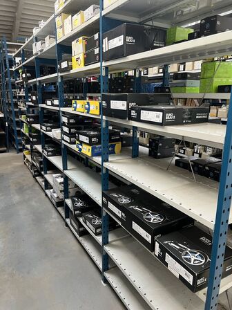 Varelager for 1.447.167,- ekskl. moms i kostpris samt alle lagerreoler