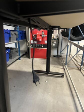 Elhæve/sænkebord LABOFA MUNCH 180x90 cm - på hjul