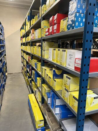 Varelager for 1.447.167,- ekskl. moms i kostpris samt alle lagerreoler