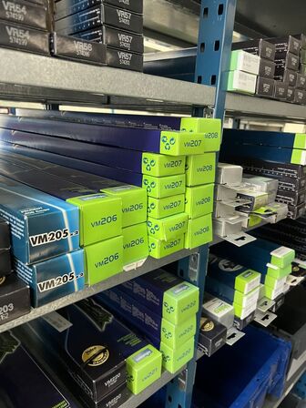 Varelager for 1.447.167,- ekskl. moms i kostpris samt alle lagerreoler