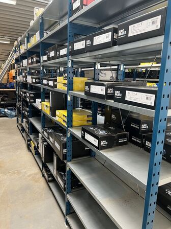 Varelager for 1.447.167,- ekskl. moms i kostpris samt alle lagerreoler