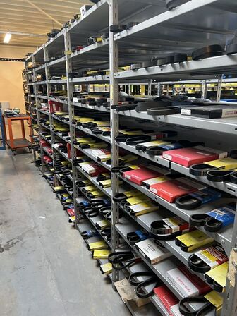 Varelager for 1.447.167,- ekskl. moms i kostpris samt alle lagerreoler