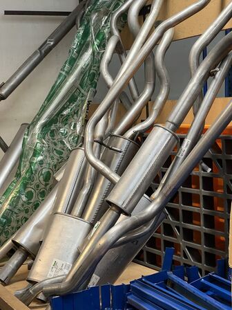 Varelager for 1.447.167,- ekskl. moms i kostpris samt alle lagerreoler