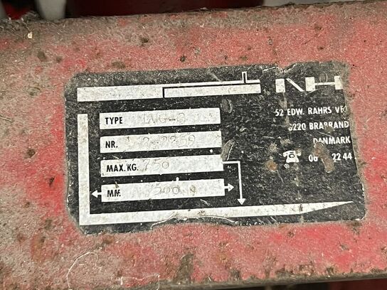 Pallestabler NH LVG-3 manuel 750 kg