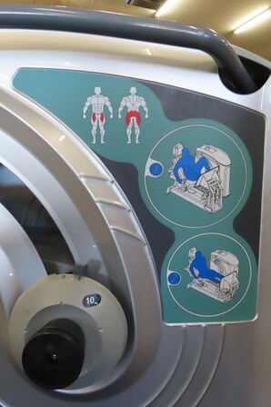 Træningmaskine benpres