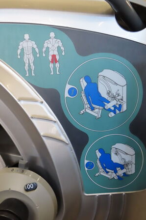 Træningsmaskine til ben