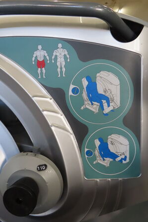 Træningsmaskine til ben