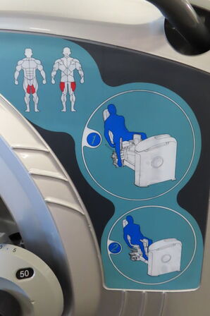 Træningsmaskine til lår