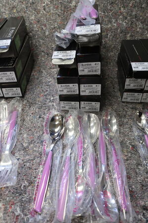 184 stk. bestik BUGATTI GLAMOUR LILLA