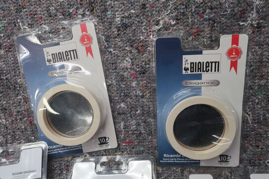 Kasse med pakningssæt, stempelkandefiltre BIALETTI