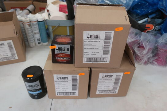 BIALETTI Kapsler, Ginseng, chokolade og 8 stk. kaffedåser