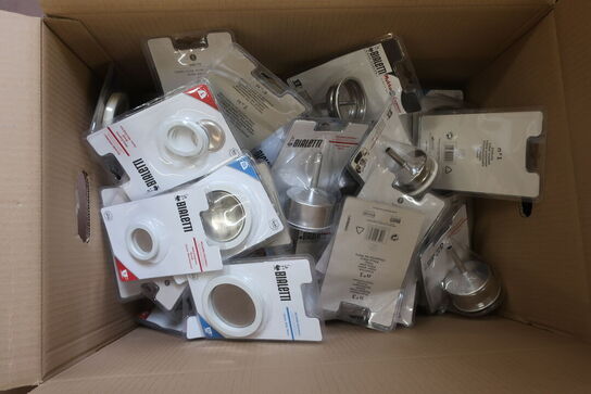 Kasse med tragte, pakninger til kaffeproduktion BIALETTI Moka Express