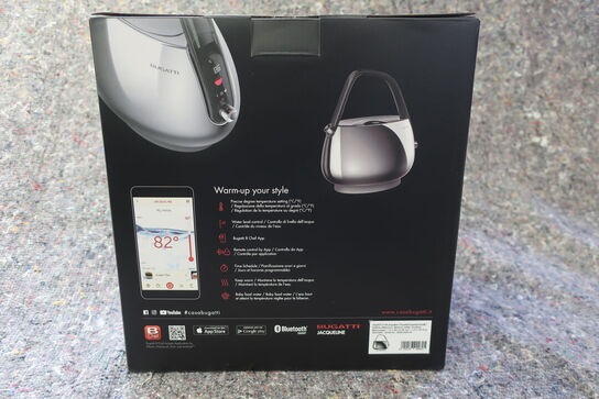 El-keddel BUGATTI JAQUELINE 02-JQCR1T med transparant håndtag