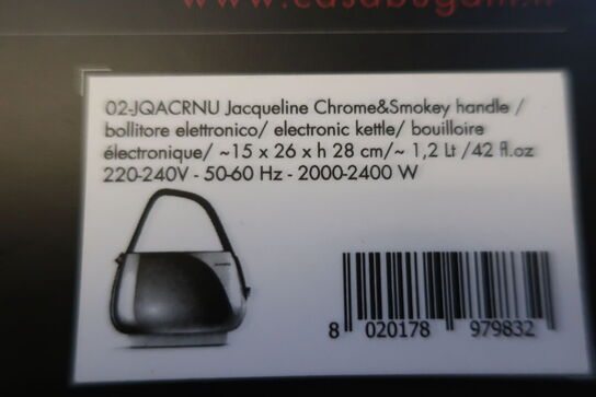 El-keddel BUGATTI JAQUELINE 02-JQACRNU med smokey håndtag