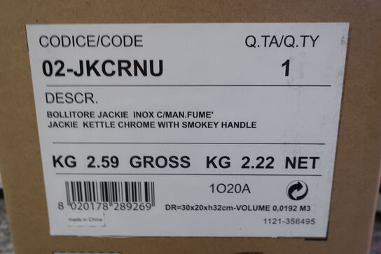 El-keddel BUGATTI JAQUELINE 02-JKCRNU med smokey håndtag