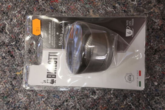 19 stk. tragte BIALETTI BRIKKA, str. 6 kopper